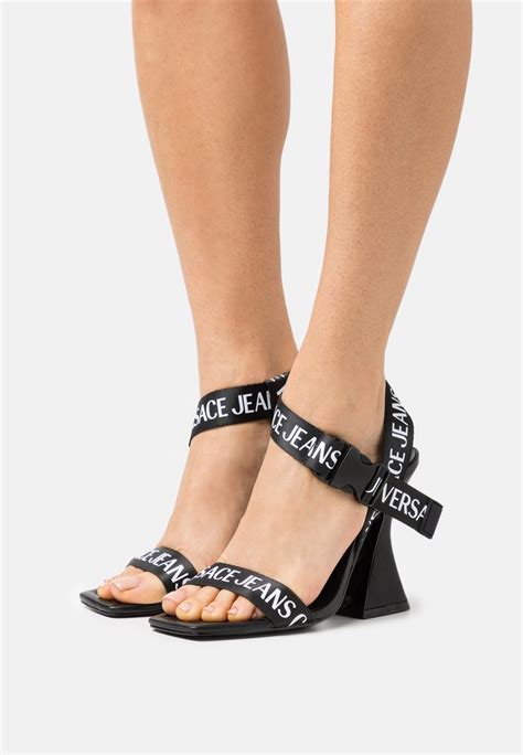 versace jeans hoge sandalen|Versace Jeans Couture Sandals for Women .